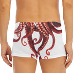 Octopus Tentacles Print Men's Short Boxer Briefs