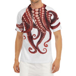 Octopus Tentacles Print Men's Short Sleeve Rash Guard