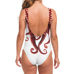 Octopus Tentacles Print One Piece Swimsuit