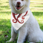 Octopus Tentacles Print Over The Collar Dog Bandana