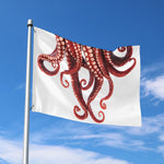 Octopus Tentacles Print Polyester Flag