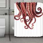 Octopus Tentacles Print Polyester Shower Curtain
