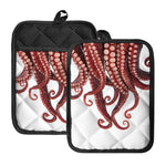 Octopus Tentacles Print Pot Holders With Pocket