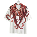 Octopus Tentacles Print Rayon Hawaiian Shirt