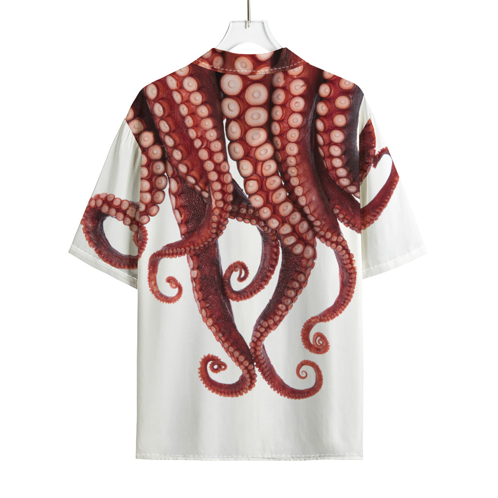 Octopus Tentacles Print Rayon Hawaiian Shirt
