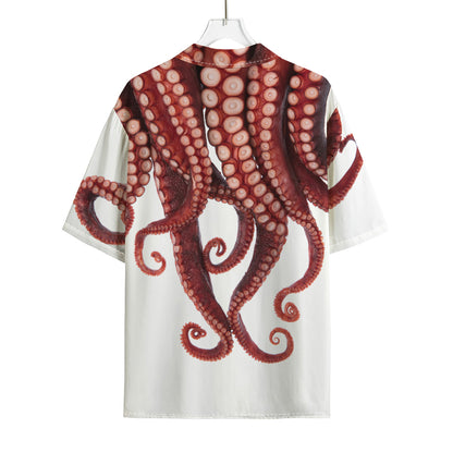Octopus Tentacles Print Rayon Hawaiian Shirt