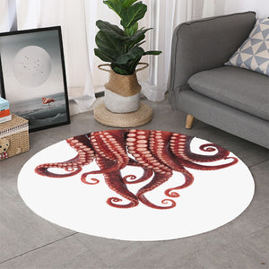 Octopus Tentacles Print Round Rug