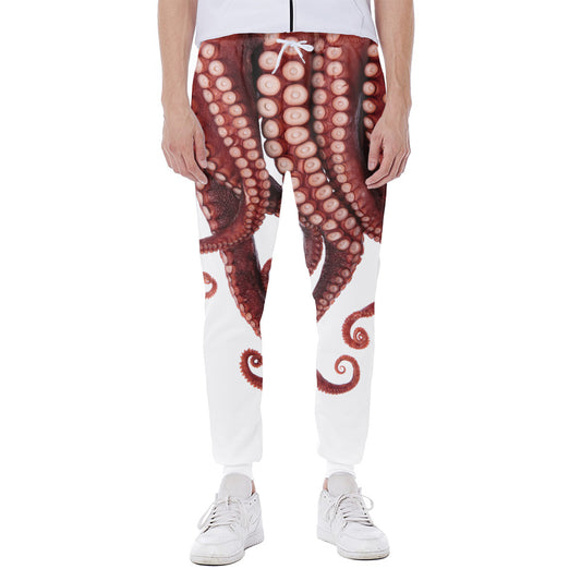 Octopus Tentacles Print Scuba Joggers