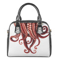 Octopus Tentacles Print Shoulder Handbag