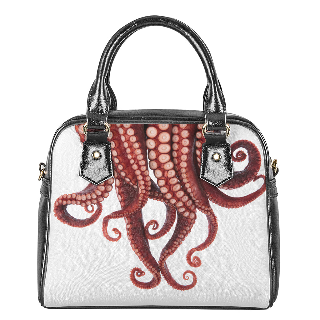 Octopus Tentacles Print Shoulder Handbag