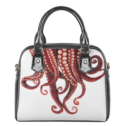 Octopus Tentacles Print Shoulder Handbag