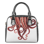 Octopus Tentacles Print Shoulder Handbag