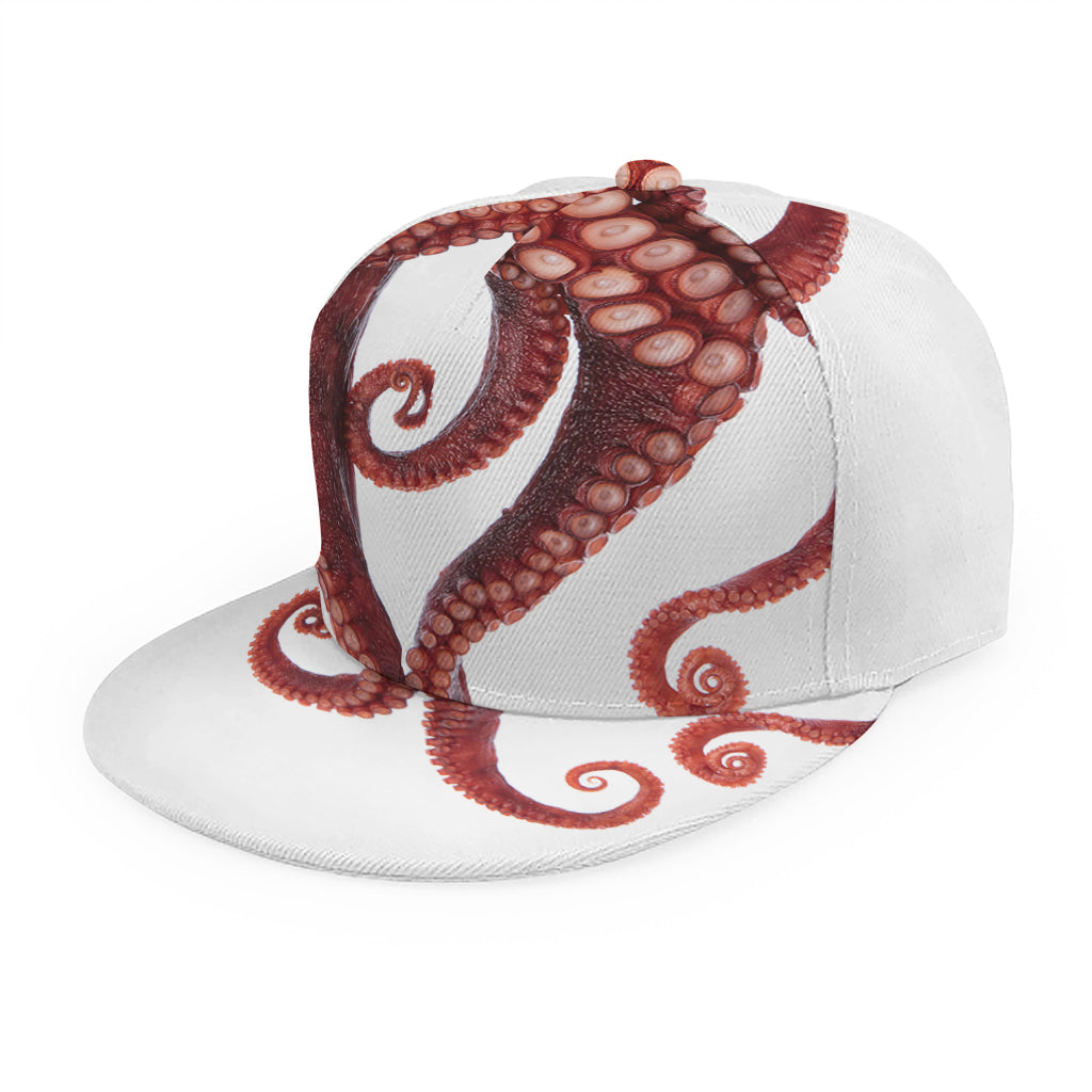 Octopus Tentacles Print Snapback Cap
