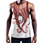 Octopus Tentacles Print Training Tank Top