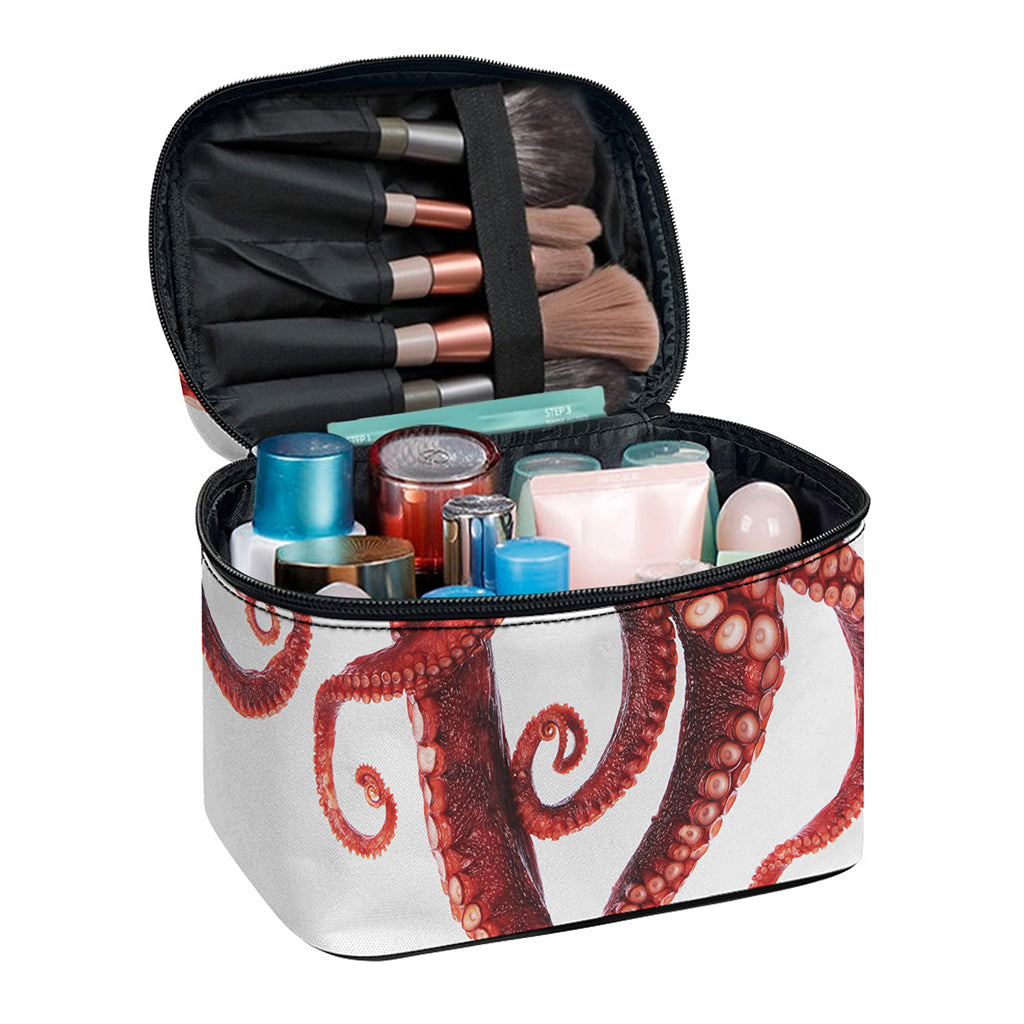 Octopus Tentacles Print Travel Makeup Bag