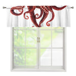 Octopus Tentacles Print Window Valance