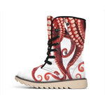 Octopus Tentacles Print Winter Boots