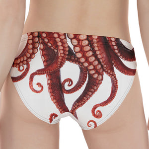 Octopus Tentacles Print Women's Panties