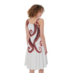Octopus Tentacles Print Women's Sleeveless Dress