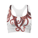 Octopus Tentacles Print Women's Sports Bra