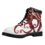 Octopus Tentacles Print Work Boots