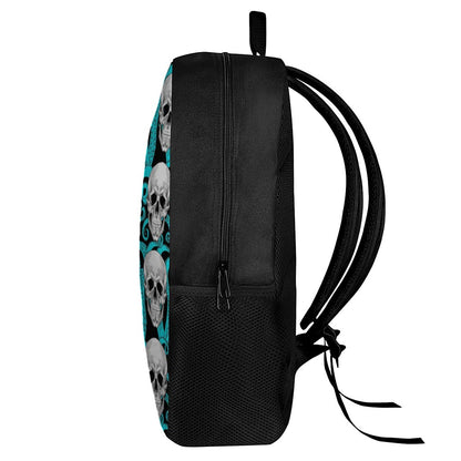 Octopus Tentacles Skull Pattern Print 17 Inch Backpack