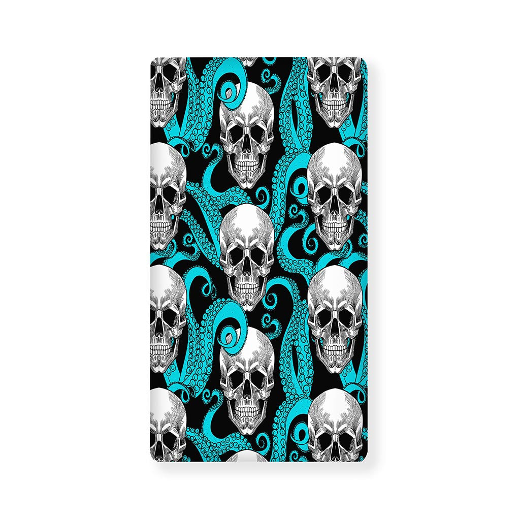 Octopus Tentacles Skull Pattern Print Baby Crib Sheet