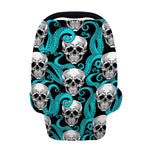 Octopus Tentacles Skull Pattern Print Baby Seat Cover