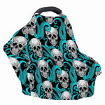 Octopus Tentacles Skull Pattern Print Baby Seat Cover