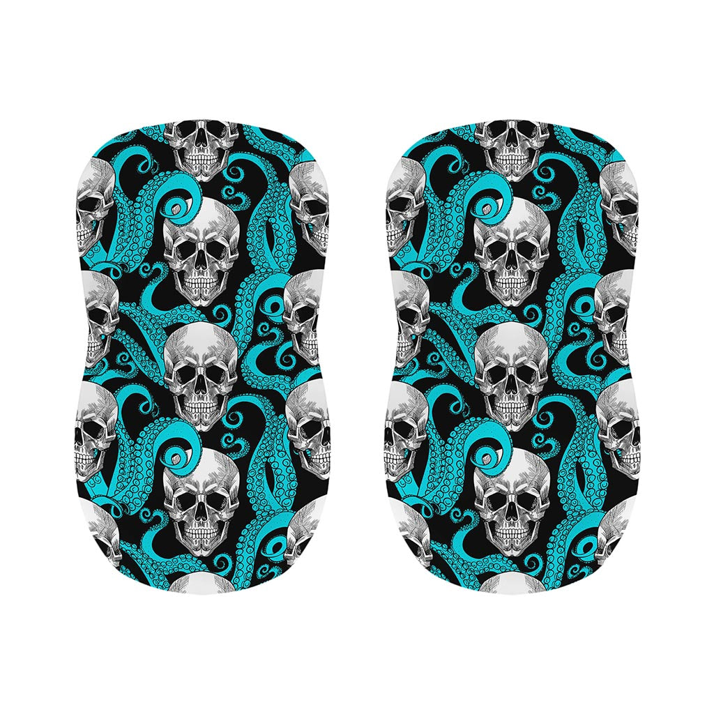 Octopus Tentacles Skull Pattern Print Bar Stool Covers