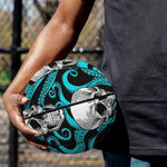 Octopus Tentacles Skull Pattern Print Basketball