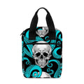 Octopus Tentacles Skull Pattern Print Bible Tote Bag