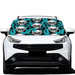 Octopus Tentacles Skull Pattern Print Car Windshield Snow Cover