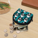 Octopus Tentacles Skull Pattern Print Coin Purse