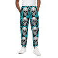 Octopus Tentacles Skull Pattern Print Cotton Sweatpants