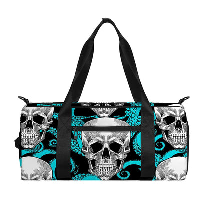 Octopus Tentacles Skull Pattern Print Gym Bag
