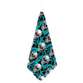 Octopus Tentacles Skull Pattern Print Hand Towel
