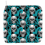 Octopus Tentacles Skull Pattern Print Hand Towel