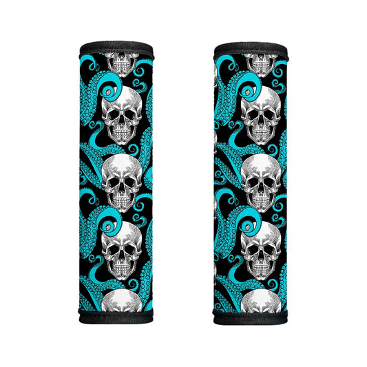 Octopus Tentacles Skull Pattern Print Handle Covers