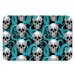 Octopus Tentacles Skull Pattern Print Indoor Door Mat