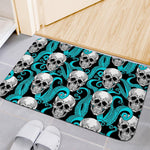 Octopus Tentacles Skull Pattern Print Indoor Door Mat