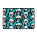 Octopus Tentacles Skull Pattern Print Kitchen Mat