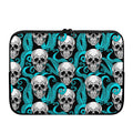 Octopus Tentacles Skull Pattern Print Laptop Sleeve