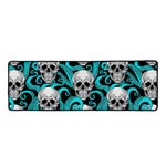 Octopus Tentacles Skull Pattern Print Long Kitchen Mat