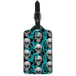 Octopus Tentacles Skull Pattern Print Luggage Tag