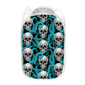 Octopus Tentacles Skull Pattern Print Mesh Laundry Hamper