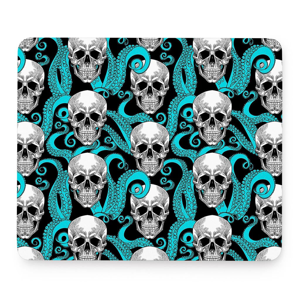 Octopus Tentacles Skull Pattern Print Mouse Pad