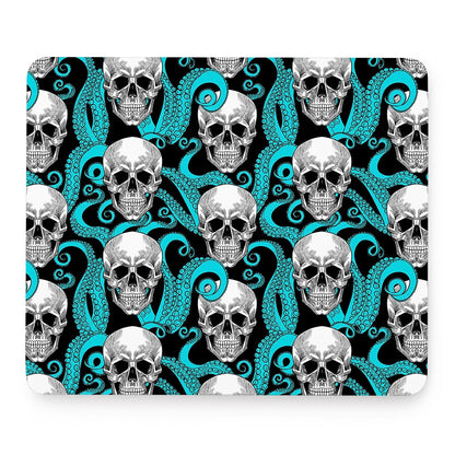 Octopus Tentacles Skull Pattern Print Mouse Pad