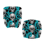 Octopus Tentacles Skull Pattern Print Office Chair Cover