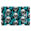 Octopus Tentacles Skull Pattern Print Placemat